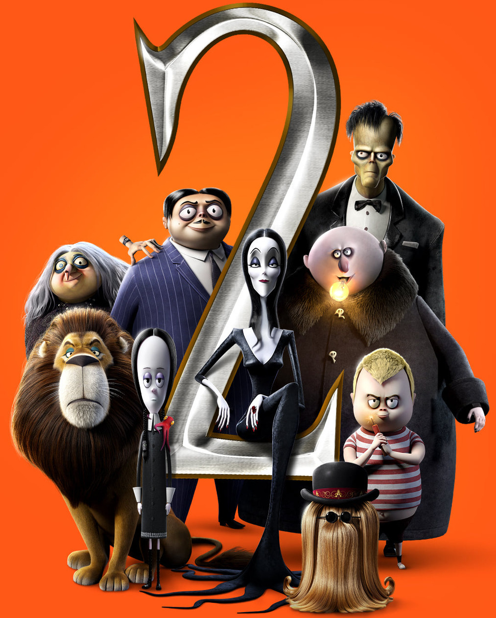 ? Pôsteres individuais trazem “A Família Addams 2” pronta para as férias