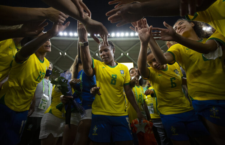 ???‍♀️ Na despedida de Formiga, Brasil domina e goleia a Índia por 6 a 1 em Manaus