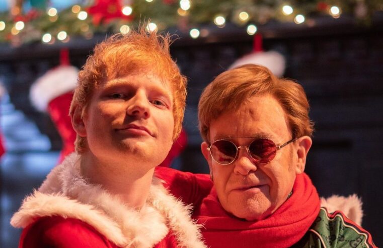 ⏯? Ed Sheeran e Elton John lançam a inédita natalina “Merry Christmas” acompanhada de clipe