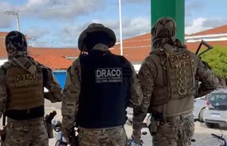 💀 Vídeo: Repressão ao Crime Organizado prende em Sousa assaltante de banco e carro-forte