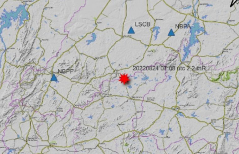 📍 Cidade localizada do Sertão paraibano registra tremor de terra que atingiu magnitude 2.2