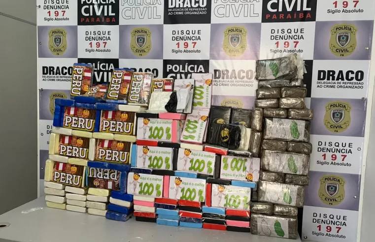 🚔 Dupla é presa no Sertão da PB com 150 kg de cocaína avaliada em aproximadamente R$ 30 mi