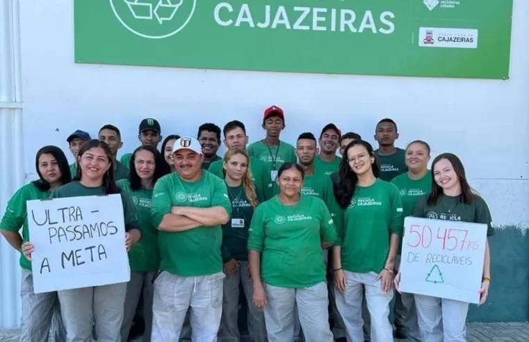 |♻ Coleta Seletiva de Cajazeiras passa de 50 toneladas de recicláveis recolhidos em janeiro